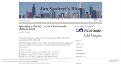 Desktop Screenshot of blog.jimszubryt.com